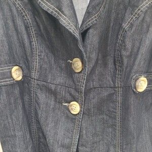 Womens 18/20W Cato Woman Blue Jean Jacket